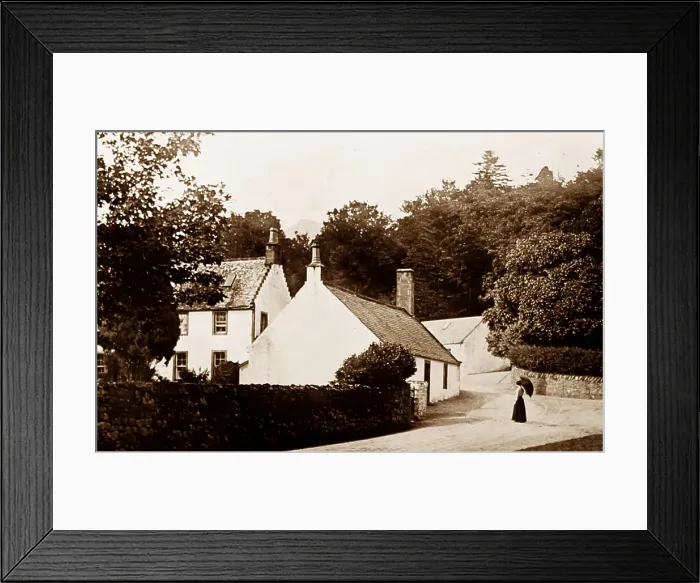 Framed Print : Corrie Road, Isle of Arran, early 1900s Framed Print : Corrie Road, Isle of Arran, early 1900s