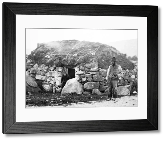 Framed Print : Kilkieran, West of Ireland, early 1900s Framed Print : Kilkieran, West of Ireland, early 1900s