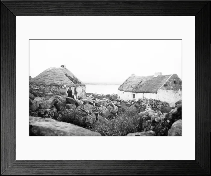 Framed Print : Derrynea, West of Ireland, early 1900s Framed Print : Derrynea, West of Ireland, early 1900s