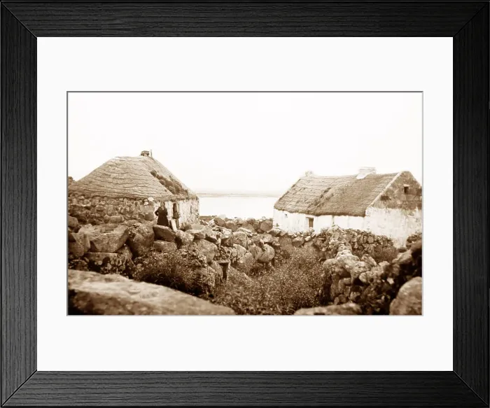 Framed Print : Derrynea, West of Ireland, early 1900s Framed Print : Derrynea, West of Ireland, early 1900s