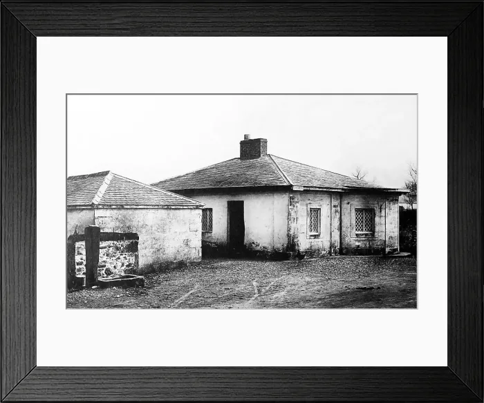 Framed Print : Old Toll Bar, Gretna Green, early 1900s Framed Print : Old Toll Bar, Gretna Green, early 1900s