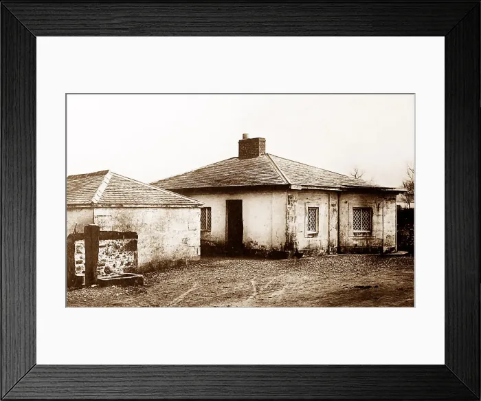 Framed Print : Old Toll Bar, Gretna Green, early 1900s Framed Print : Old Toll Bar, Gretna Green, early 1900s