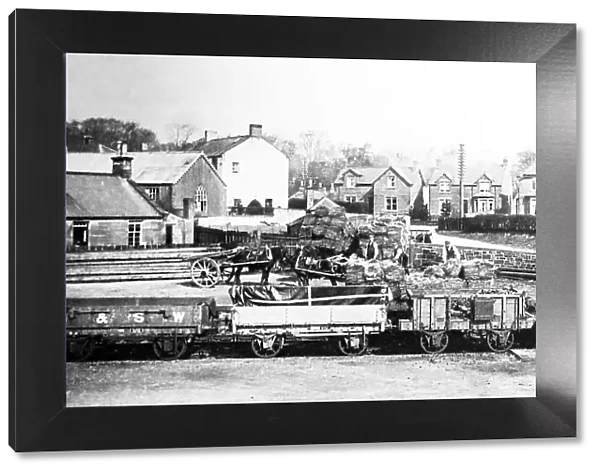 Gretna Green from the railway station, early 1900s