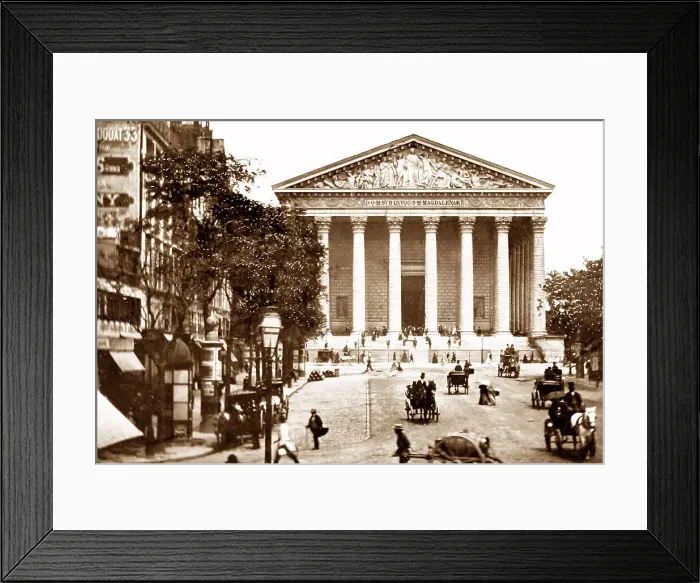 Framed Print : Paris, France, Victorian period Framed Print : Paris, France, Victorian period