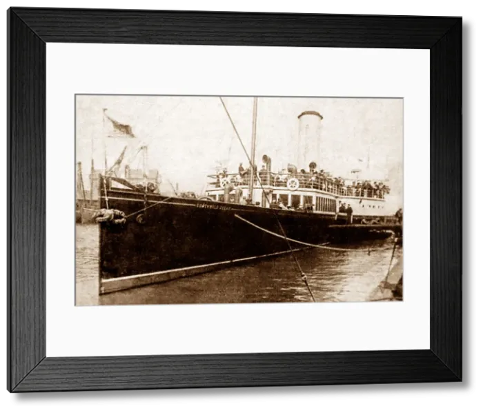 Framed Print : The Southwold Belle at Great Yarmouth, early 1900s Framed Print : The Southwold Belle at Great Yarmouth, early 1900s