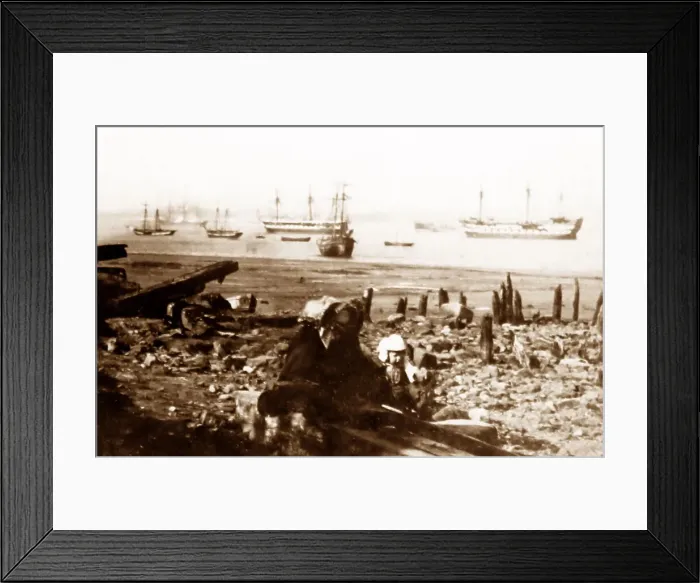 Framed Print : Royal Navy Training Ships on the River Mersey Framed Print : Royal Navy Training Ships on the River Mersey