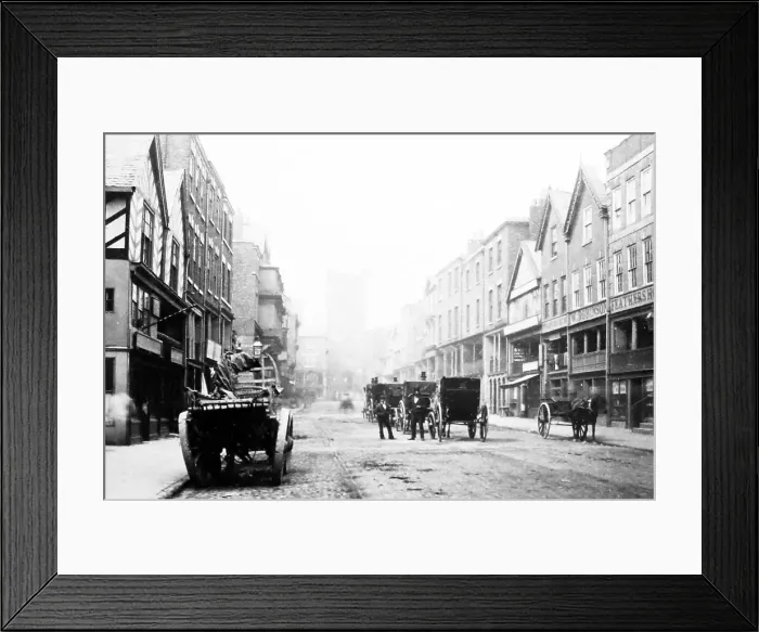 Framed Print : Chester in the 1870s Framed Print : Chester in the 1870s