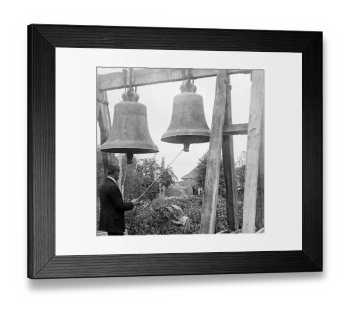 Framed Print : Villers-Bretonneaux Church Bells, during the First World War Framed Print : Villers-Bretonneaux Church Bells, during the First World War