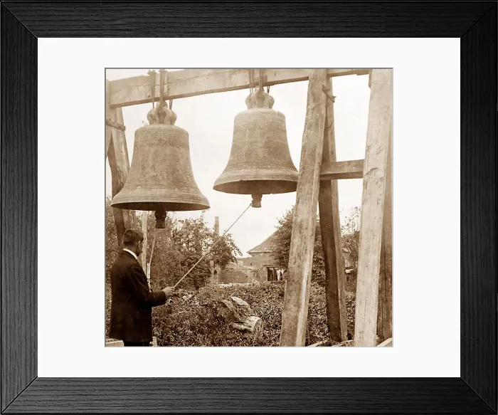 Framed Print : Villers-Bretonneaux Church Bells, during the First World War Framed Print : Villers-Bretonneaux Church Bells, during the First World War