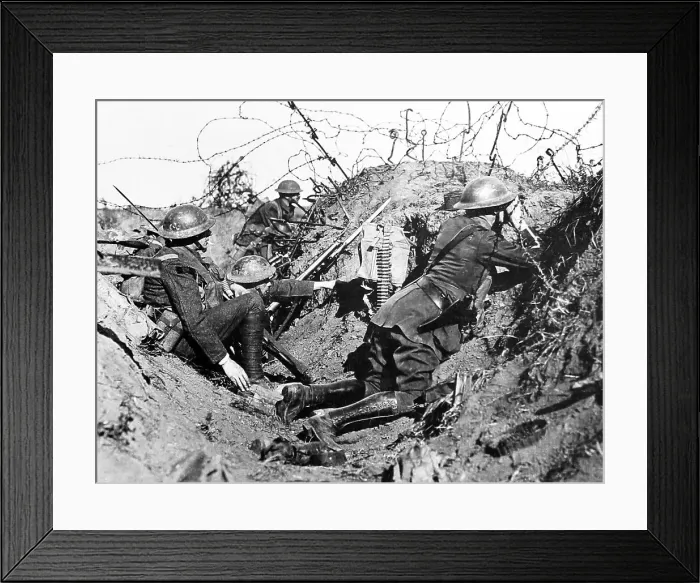 Framed Print : Signallers, Sausage Valley, during the First World War Framed Print : Signallers, Sausage Valley, during the First World War