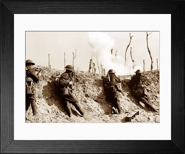 Framed Print : Briish troops at Passchendale during the First World War Framed Print : Briish troops at Passchendale during the First World War