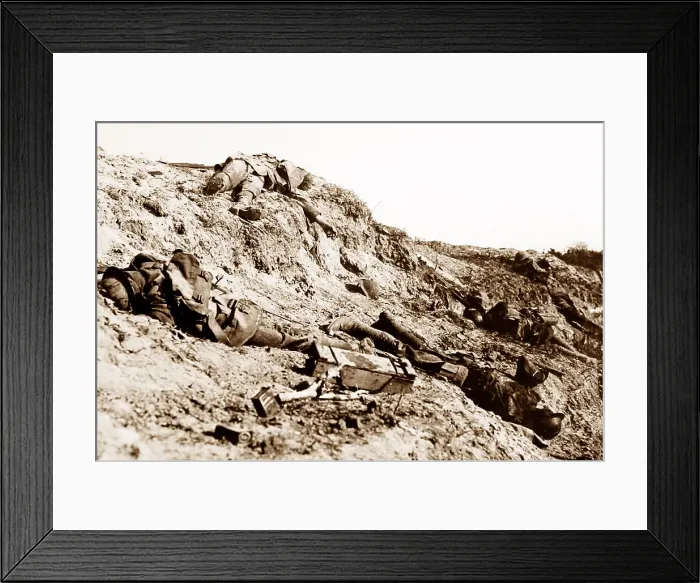 Framed Print : Vimy Ridge, 18th April 1917, during the First World War Framed Print : Vimy Ridge, 18th April 1917, during the First World War