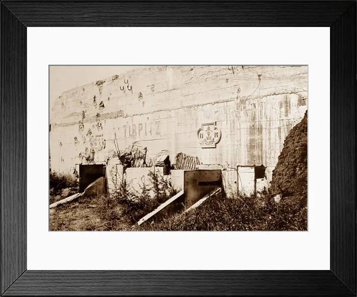 Framed Print : German Tirpitz battery at Ostend - WW1 Framed Print : German Tirpitz battery at Ostend - WW1