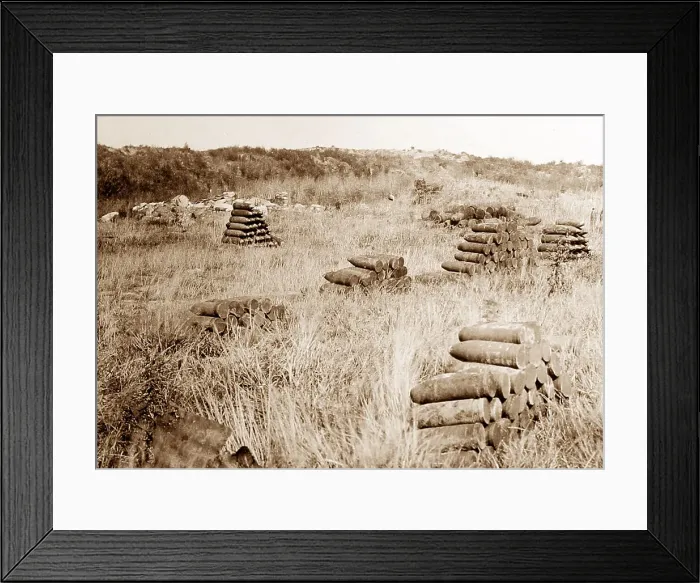 Framed Print : Hope munitions dump at Ypres during the First World War