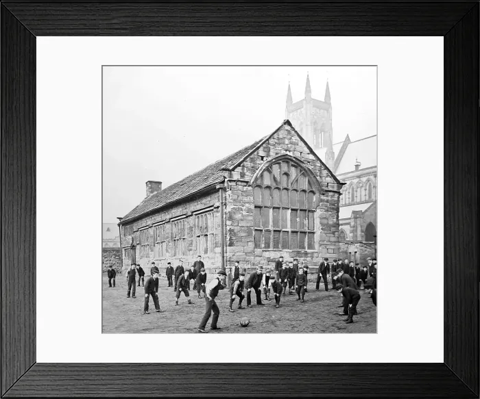 Framed Print : Boys at Bolton Grammar School playing Rugby Framed Print : Boys at Bolton Grammar School playing Rugby