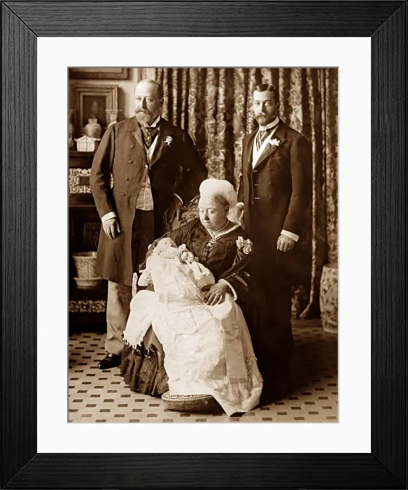 Framed Print : Queen Victoria - Four Generations Framed Print : Queen Victoria - Four Generations