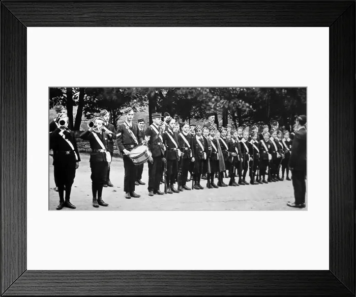 Framed Print : Boys Brigade, Victorian period Framed Print : Boys Brigade, Victorian period