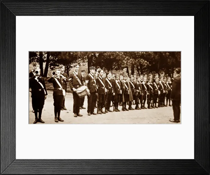 Framed Print : Boys Brigade, Victorian period Framed Print : Boys Brigade, Victorian period