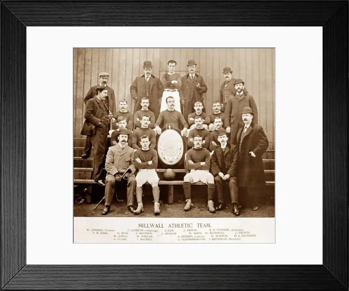 Framed Print : Millwall Athletic Football Team, 1890s Framed Print : Millwall Athletic Football Team, 1890s