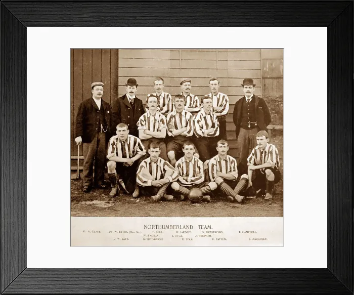 Framed Print : Northumberland Team, 1890s Framed Print : Northumberland Team, 1890s