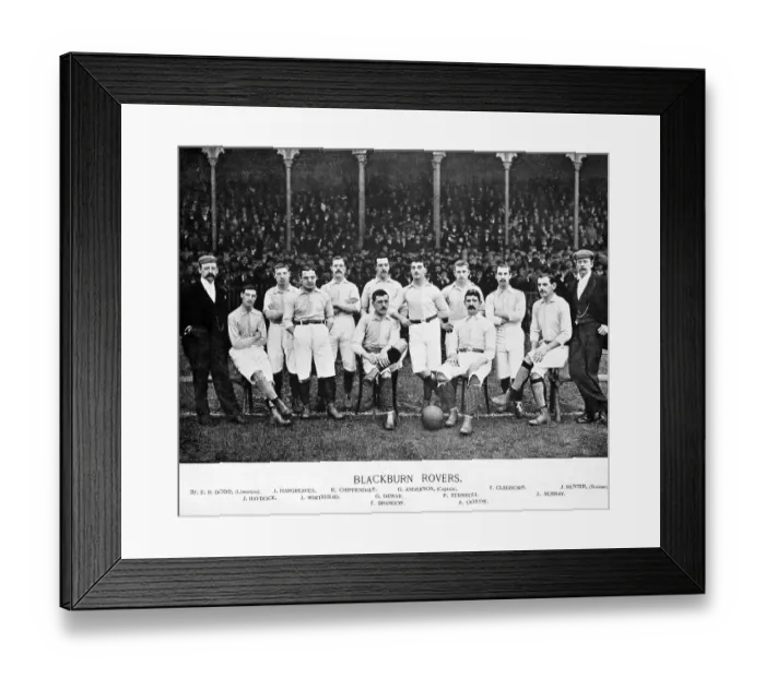 Framed Print : Blackburn Rovers, 1890s Framed Print : Blackburn Rovers, 1890s