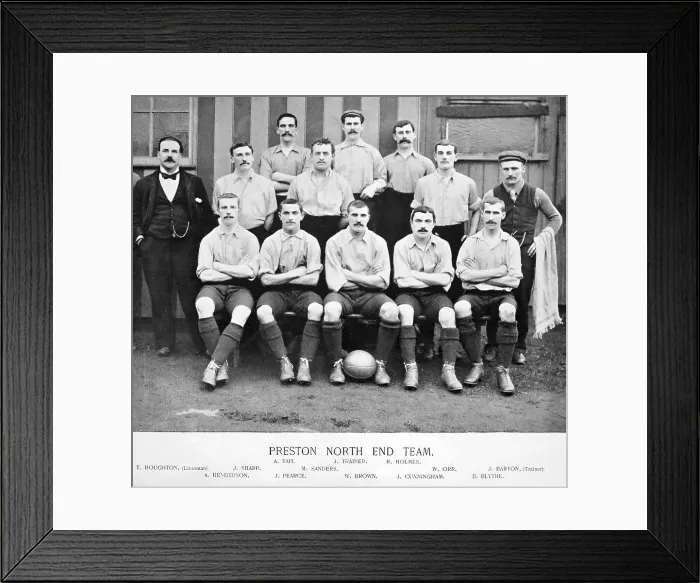Framed Print : Preston North End, 1890s Framed Print : Preston North End, 1890s