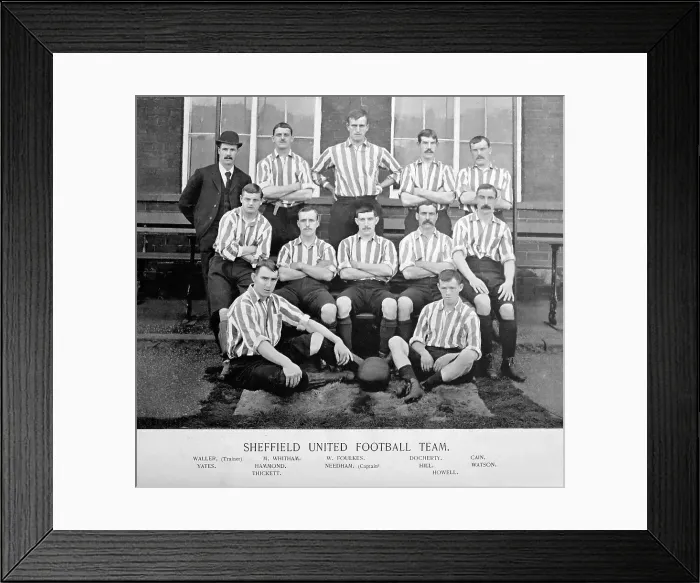 Framed Print : Sheffield United Football Team, 1890s Framed Print : Sheffield United Football Team, 1890s
