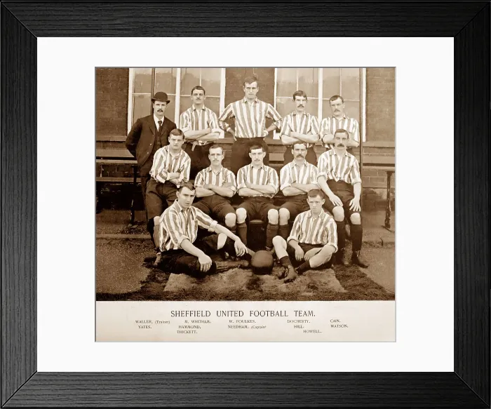 Framed Print : Sheffield United Football Team, 1890s Framed Print : Sheffield United Football Team, 1890s