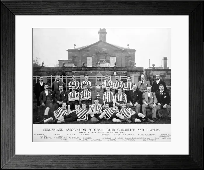 Framed Print : Sunderland Football Club, 1895 Framed Print : Sunderland Football Club, 1895
