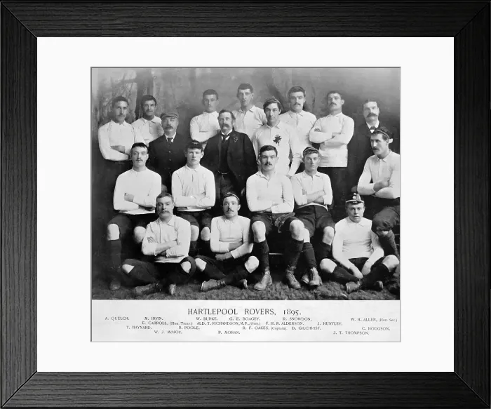 Framed Print : Hartlepool Rovers Rugby Team in 1895 Framed Print : Hartlepool Rovers Rugby Team in 1895