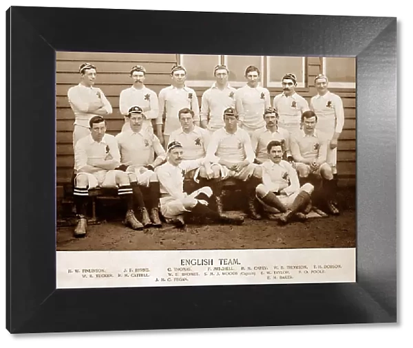England Rugby Team in the 1890s