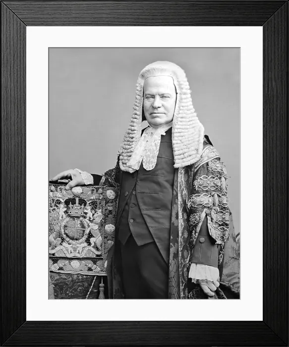 Framed Print : Lord Halsbury, Victorian period Framed Print : Lord Halsbury, Victorian period