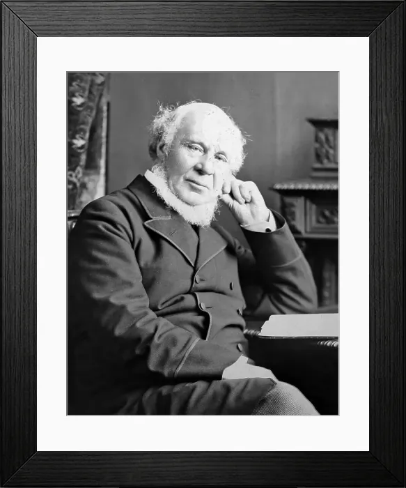 Framed Print : Sir John Fowler, Victorian period Framed Print : Sir John Fowler, Victorian period