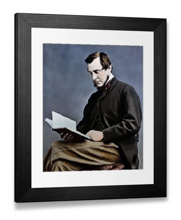 Framed Print : James Anthony Froude (hand coloured photo) Victorian period Framed Print : James Anthony Froude (hand coloured photo) Victorian period