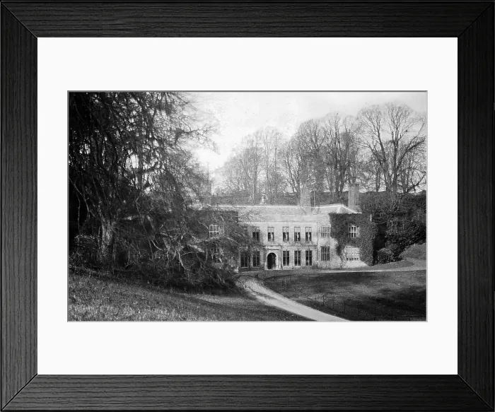 Framed Print : Cockington Court, Devon, Victorian period Framed Print : Cockington Court, Devon, Victorian period