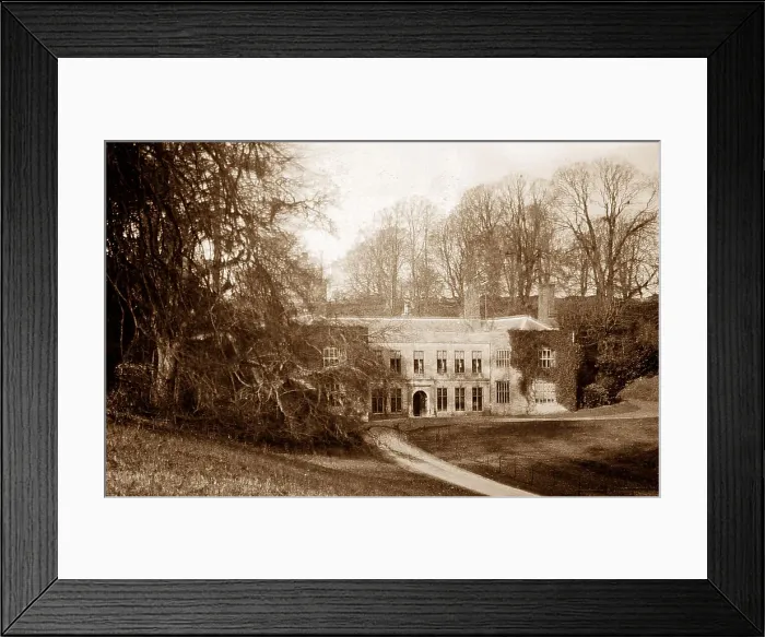 Framed Print : Cockington Court, Devon, Victorian period Framed Print : Cockington Court, Devon, Victorian period