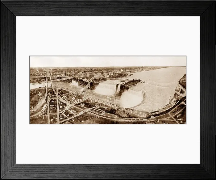 Framed Print : Illustration of Niagara Falls Belt Line Railway Framed Print : Illustration of Niagara Falls Belt Line Railway