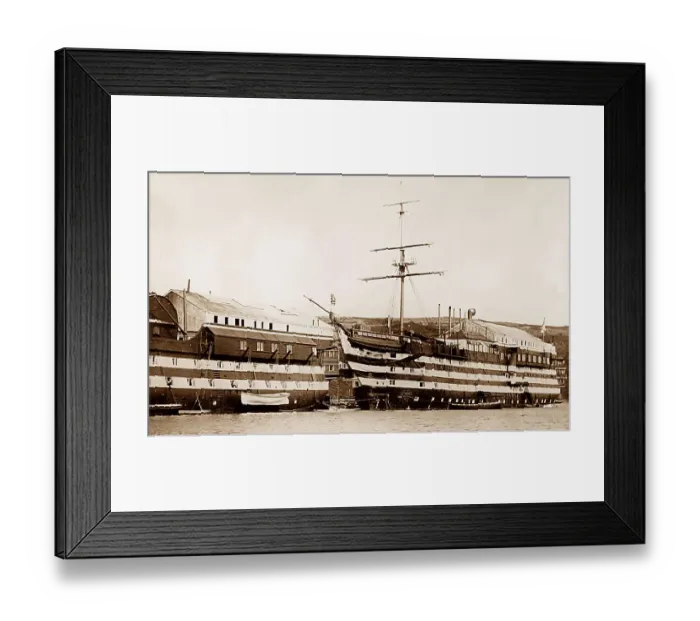 Framed Print : HMS Britannia, Royal Navy Training Ship, River Dart Framed Print : HMS Britannia, Royal Navy Training Ship, River Dart