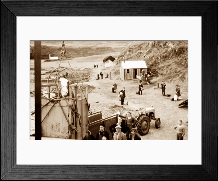 Framed Print : Isle of Canna, Scotland, probably 1950s Framed Print : Isle of Canna, Scotland, probably 1950s