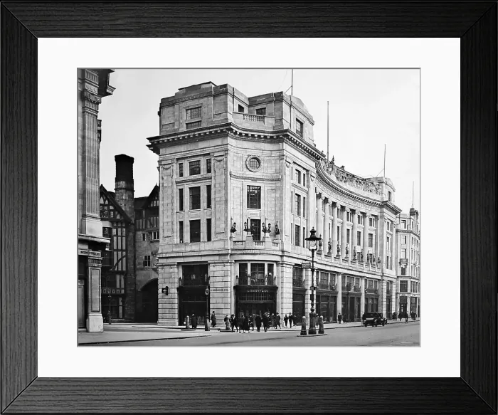 Framed Print : Liberty's Regent Street, London early 1900s Framed Print : Liberty's Regent Street, London early 1900s
