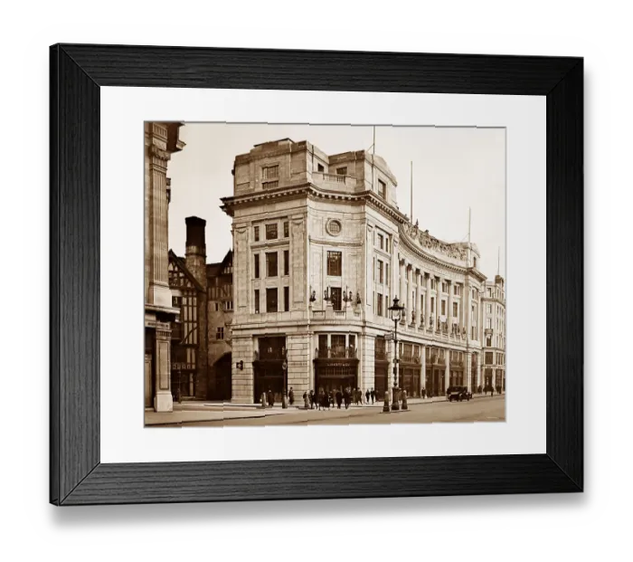 Framed Print : Liberty's Regent Street, London early 1900s Framed Print : Liberty's Regent Street, London early 1900s