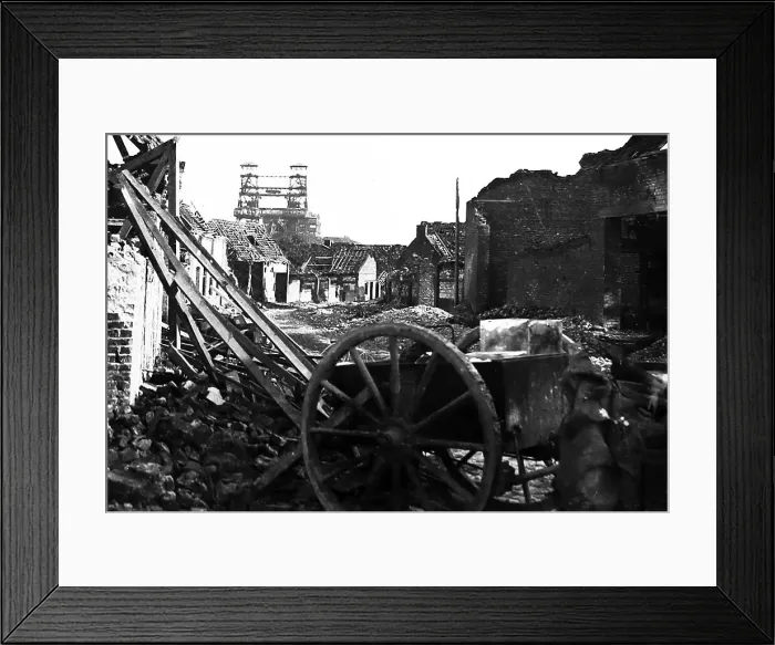 Framed Print : Loos, France on 30th September 1918 Framed Print : Loos, France on 30th September 1918