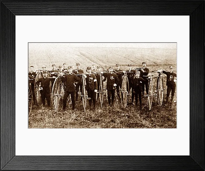 Framed Print : Penny farthing cycling club Framed Print : Penny farthing cycling club