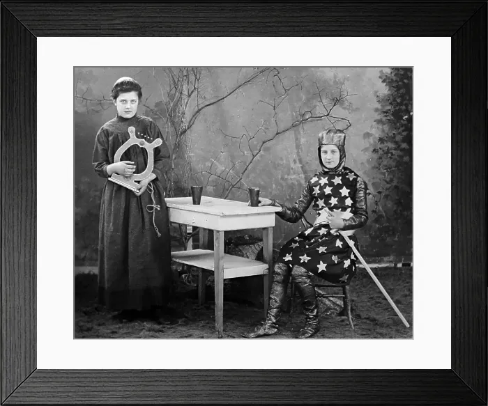 Framed Print : An amateur production of Ivanhoe at a country Framed Print : An amateur production of Ivanhoe at a country