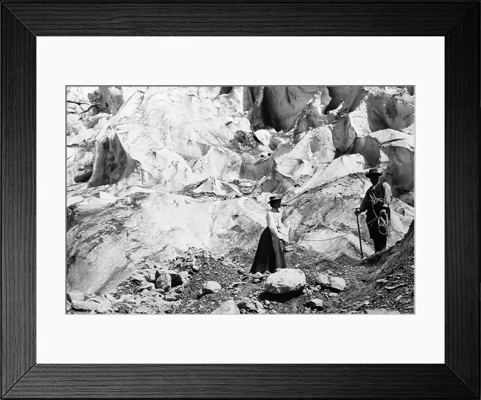Framed Print : On the Upper Glacier, Grindelwald, Switzerland Framed Print : On the Upper Glacier, Grindelwald, Switzerland
