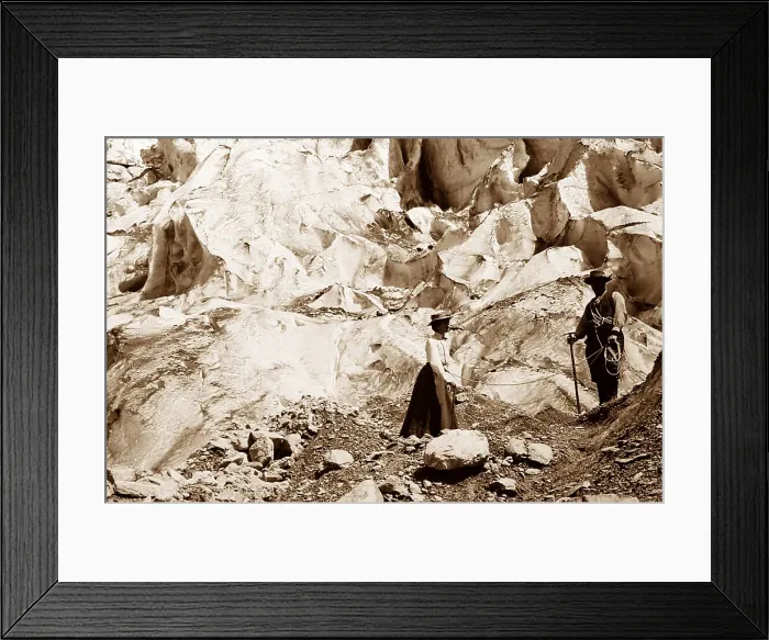 Framed Print : On the Upper Glacier, Grindelwald, Switzerland Framed Print : On the Upper Glacier, Grindelwald, Switzerland