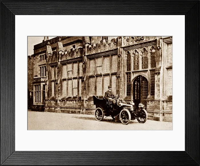 Framed Print : Colonel Rowland Burden in his 12 HP Georges Richard Framed Print : Colonel Rowland Burden in his 12 HP Georges Richard