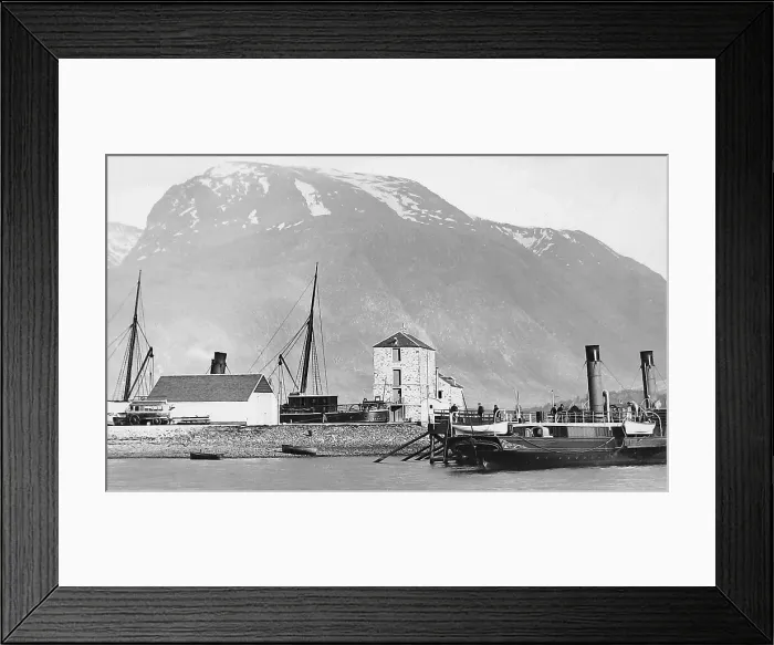 Framed Print : Ben Nevis from Corpach Victorian period Framed Print : Ben Nevis from Corpach Victorian period