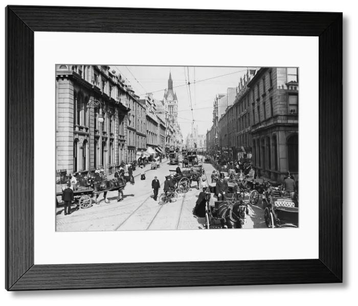 Framed Print : Union Street Aberdeen early 1900s Framed Print : Union Street Aberdeen early 1900s
