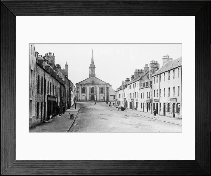 Framed Print : Inveraray Main Street Victorian period Framed Print : Inveraray Main Street Victorian period